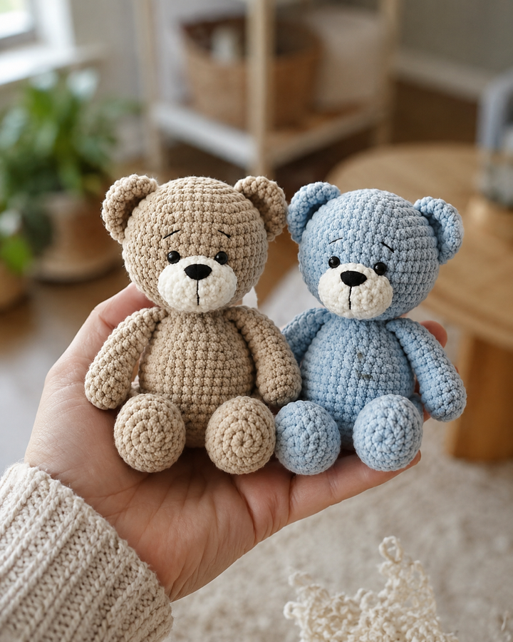 Patrón Capibara — dos capibaras tejidos a crochet